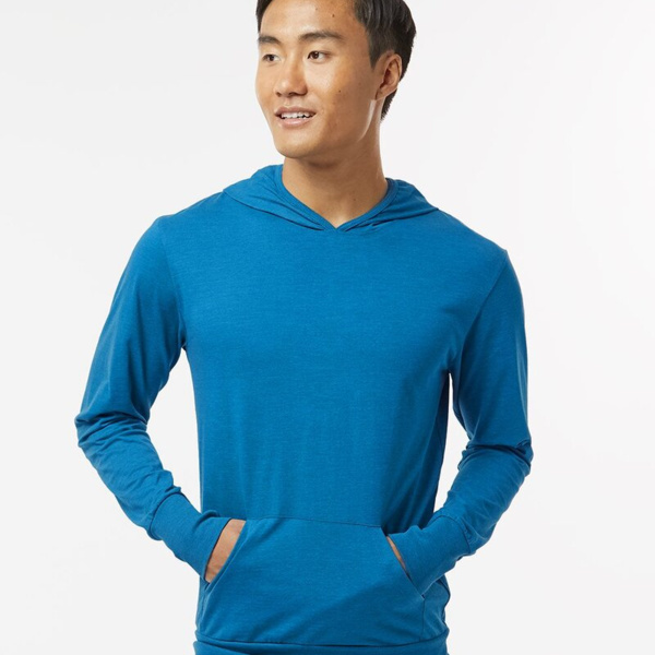 Unisex RecycledSoft™ Hooded Long Sleeve T-Shirt Thumbnail