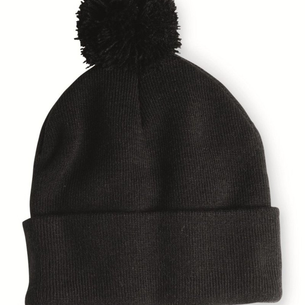 12" Pom-Pom Cuffed Beanie Thumbnail