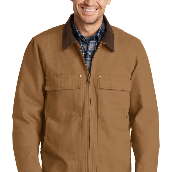 Washed Duck Cloth Chore Coat Thumbnail