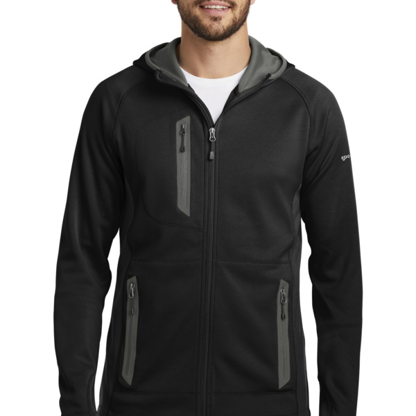 Sport Hooded Full Zip Fleece Jacket Thumbnail