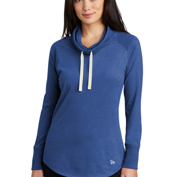 Ladies Sueded Cotton Blend Cowl Tee Thumbnail
