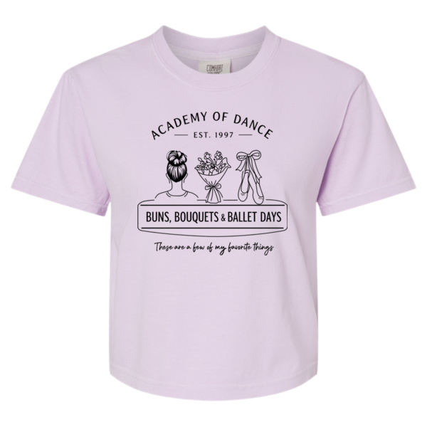 AOD - Women's Garment-Dyed Heavyweight Boxy T-Shirt (BBB) 3 Thumbnail