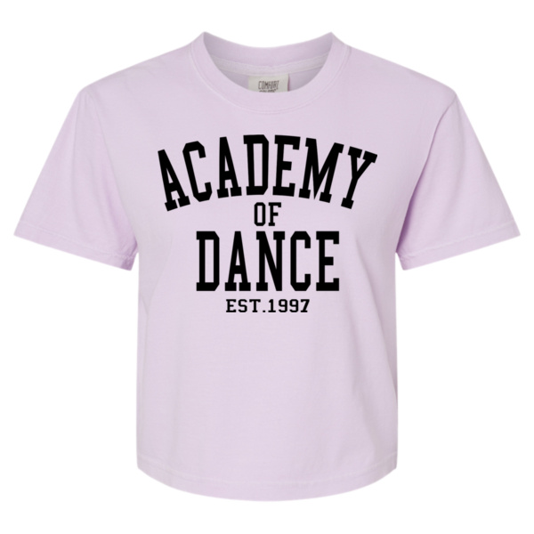 AOD - Women's Garment-Dyed Heavyweight Boxy T-Shirt (Varsity) 2 Thumbnail
