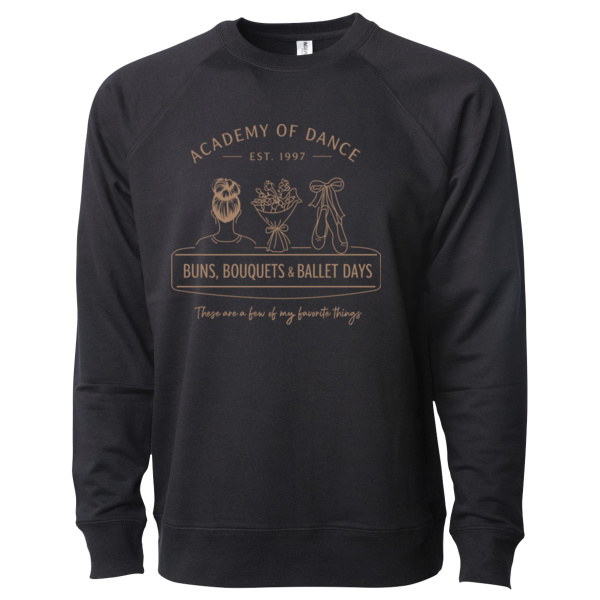 AOD - Icon Lightweight Loopback Terry Crewneck Sweatshirt (BBB) Thumbnail