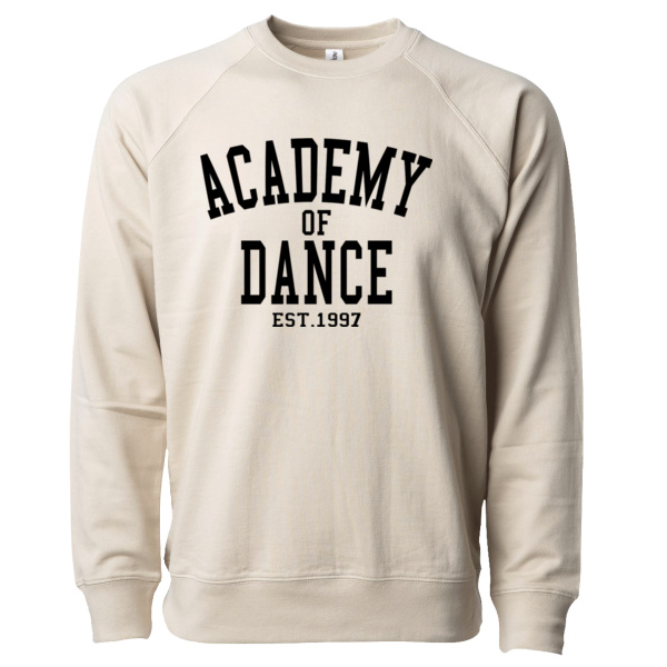 AOD - Icon Lightweight Loopback Terry Crewneck Sweatshirt (Varsity)2 Thumbnail